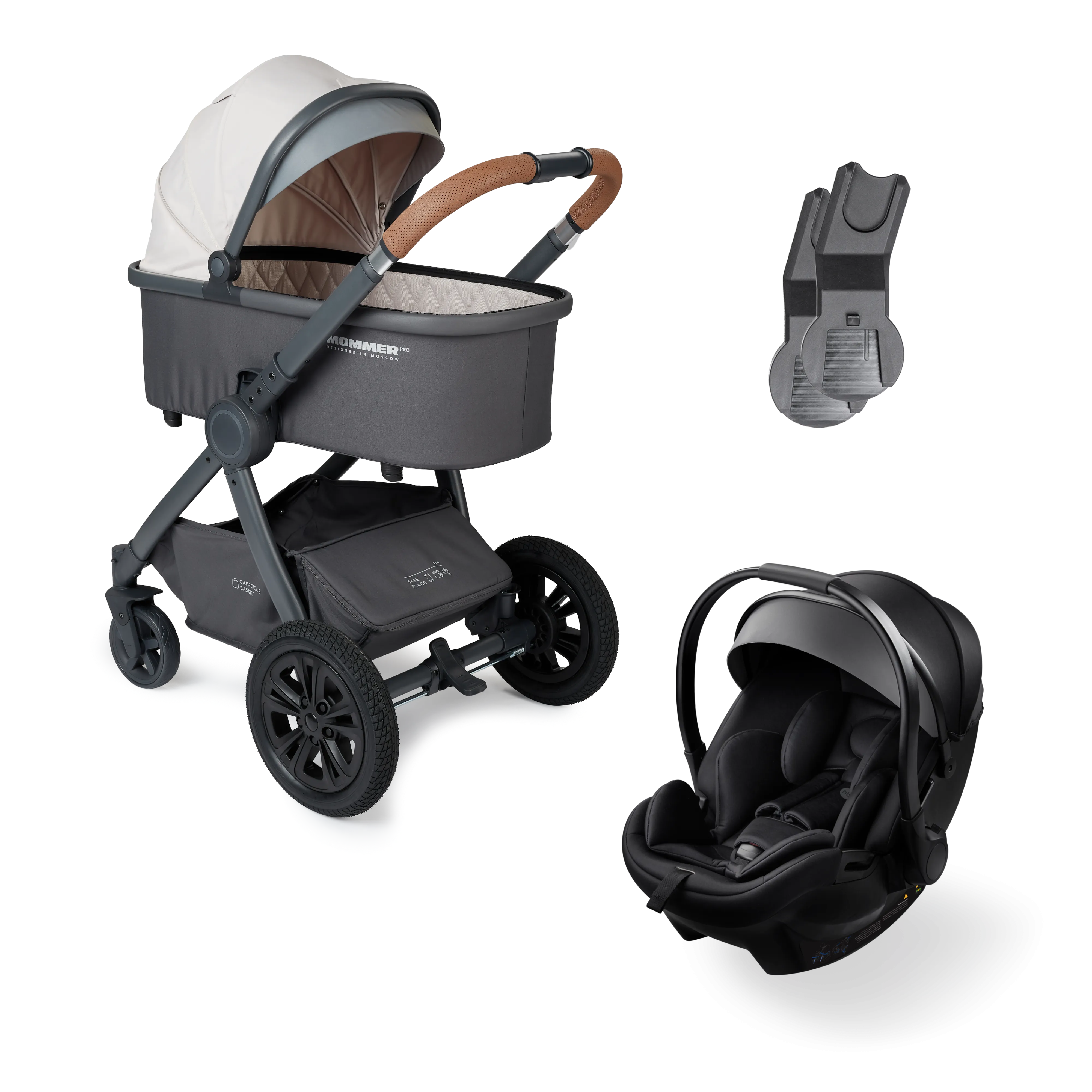 Коляска 3 в 1 Happy Baby Momer Pro